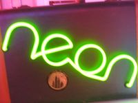 Neon letters